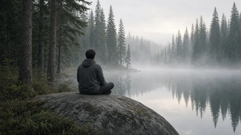 A quiet moment of meditation